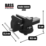 Imadło stołowe – 150 mm - 2