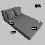 Rozkładana Kanapa Dwuosobowa 2-w-1 - 6