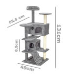Domek dla kota 131 cm, 7 poziomów - 2
