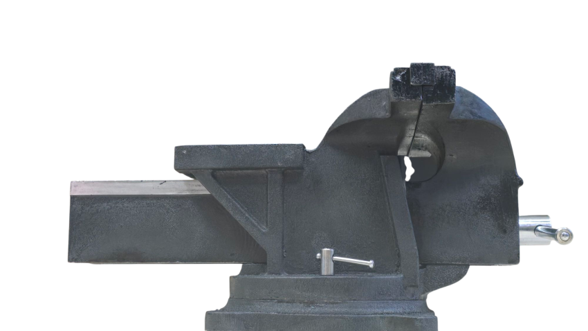 Żeliwne imadło warsztatowe  z obrotową podstawą 350mm