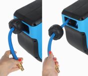 Przewód pneumatyczny zwijany na bębnie