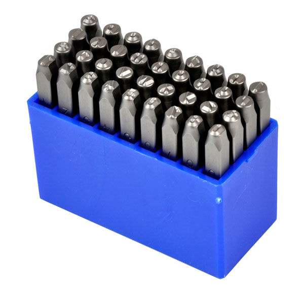 Zestaw numeratory i literowniki 4 mm