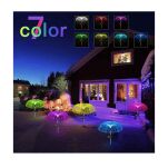 Solarne lampy ogrodowe - bezkosztowa eksploatacja, 7 kolorów LED do wyboru.