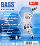Pistolet lakierniczy 600ml niskociśnieniowy LVMP - 4