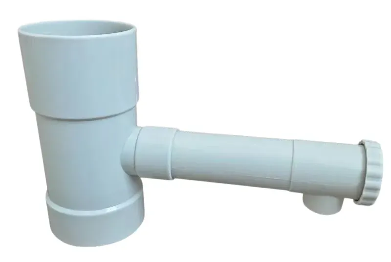 Zbieracz do wody deszczowej  80 mm- biały
