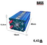 Przetwornica napięcia 12 V->230 V, 3000/6000 W, pełny sinus - 4