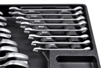 Wkład do szafki narzędziowej klucze płasko-oczkowe - 4