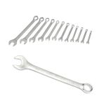 Zestaw mocnych kluczy płasko oczkowych 6 - 22 mm Bass Polska.