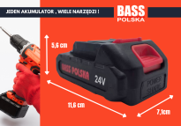 Bateria 2,2 Ah  akumulator do narzędzi 24 V - 5