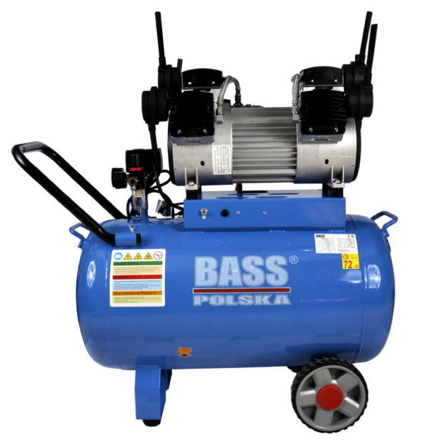 Kompresor powietrza 100 l, bezolejowy, wyciszony