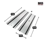 Szyna prowadząca 2 × 700mm  do zagłębiarki i pilarki - 3