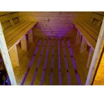 Opcjonalne oświetlenie do sauny wolnostojącej.