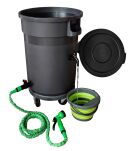 Beczka  z  kółkami 220L 2w1 - 8