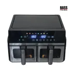 Frytkownica beztłuszczowa Air Fryer dwu komorowa 2x4,5L Bass Polska - 4