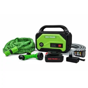 Akumulatorowa pompa wodna 21V 4Ah zestaw z wężem 10 m Bass Polska