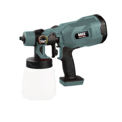 Pistolet malarski z dolnym zbiornikiem.