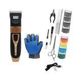 Maszynka do golenia psów i kotów Bass Polska z zestawem fryzjerskim.