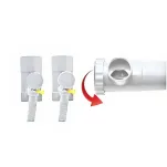 Zbieracz do wody deszczowej 100 mm- biały - 12