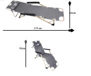 LEŻAK PLAŻOWY TURYSTYCZNY FOTEL OGRODOWY - 3