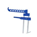 Trzypoziomowa suszarka na pranie pionowa, niebieska - 10