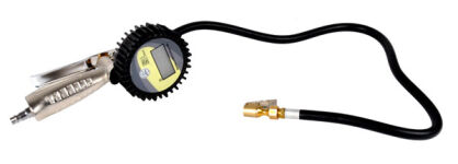 Pistolet do pompowania kół z wyświetlaczem LCD