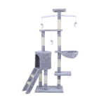 Domek dla kota typu wieża 135 cm. Budka dla kota w komplecie - 2