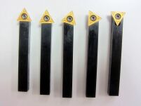 Noże tokarskie 6mm z płytką zestaw