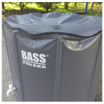 Beczka na deszczówkę z pokrywą  i kranem