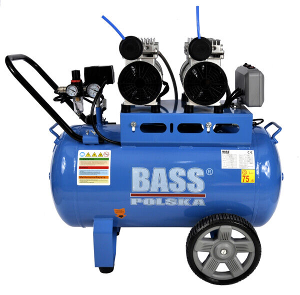 Kompresor powietrza 70 l, bezolejowy, wyciszony