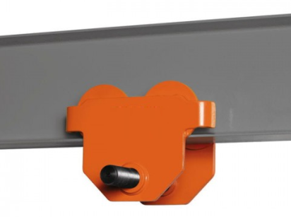 Wózek z rolkami do suwnicy bramowej