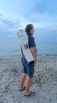 Krzesło turystyczne składane z kieszenią - beżowe - 14